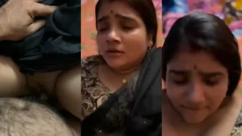 Desi Sexy Bhojpuri Bhabhi in black saree fucking with her husband